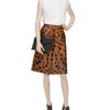 Rochas Hyena Spotted Calf Hair Skirt in Beige (camel) - Lyst