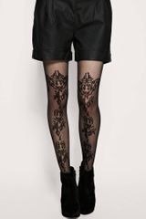 ASOS Collection Asos Lace Over The Knee & Sheer Tights