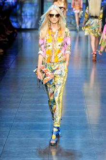D&G Spring 2012 Printed Trouser - Lyst