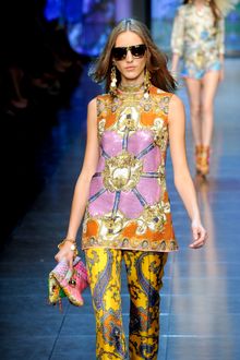 D&G Spring 2012 Linear Charm Earrings - Lyst