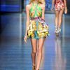 D&g Spring 2012 Scarf Wrapped Wedges in Orange - Lyst
