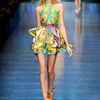 D&g Spring 2012 Scarf Wrapped Wedges in Orange - Lyst