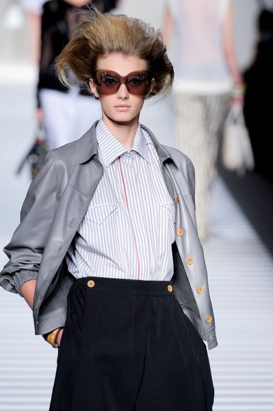 Fendi Spring 2012 Brown Oversize Glasses in Brown - Lyst