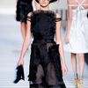 Fendi Spring 2012 Apronfront OffTheShoulder Top in Black - Lyst