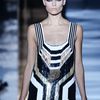 Gucci Spring 2012 Metallic Multicolor Sleeveless Cocktail Dress With Art Deco Print And Fringed Bottom in Multicolor (black, gold, white) - Lyst
