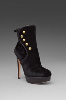 House Of Harlow Neena Suede Platform Bootie - Lyst