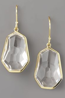 Ippolita Irregular Teardrop Earrings, Clear Quartz - Lyst