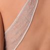 Rebecca Taylor Halter Dress with Lace Detail in Beige - Lyst