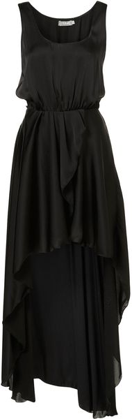 Topshop Highlow Maxi By Love** in Black - Lyst