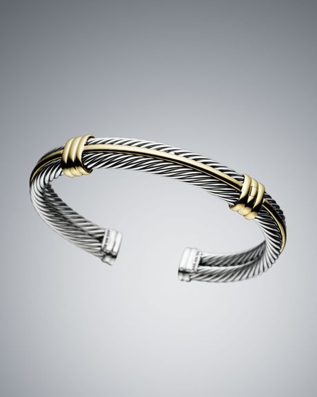 David Yurman 5mm Cable Classics Bracelet in Gold for Men | Lyst