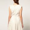 Asos Fur Dress in Beige (cream) - Lyst