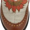 Bally Mame Shearling and Brocade Ankle Boots in Brown - Lyst