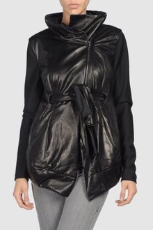 Donna Karan New York Donna Karan - Leather Outerwear - Lyst