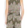Matthew Williamson Printed Cotton Playsuit in Multicolor (olive) - Lyst