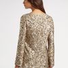 St. John Sequined Top in Gold - Lyst