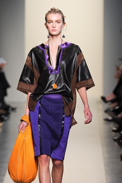 Bottega Veneta Spring 2012 Orange Leather Hobo Bag in Orange - Lyst