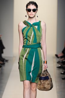 Bottega Veneta Spring 2012 LIzard Tote Bag With Intrecciato Leather Details - Lyst