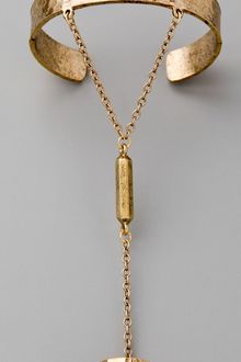 Low Luv X Erin Wasson Hammered Hand Bracelet - Lyst