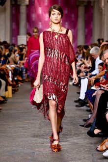 Missoni Spring 2012 Fan In Beige - Lyst