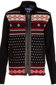 Junya Watanabe Patterned Cardigan - Lyst