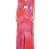 Matthew Williamson Harlequin Chiffon Sail Gown in Multicolor (pink multi) - Lyst