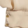 Chloé Silkcrepe Blouse in Pink (blush) - Lyst