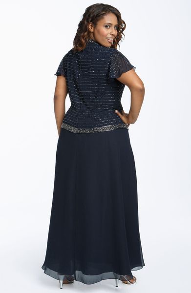 J kara chocolate bead dress