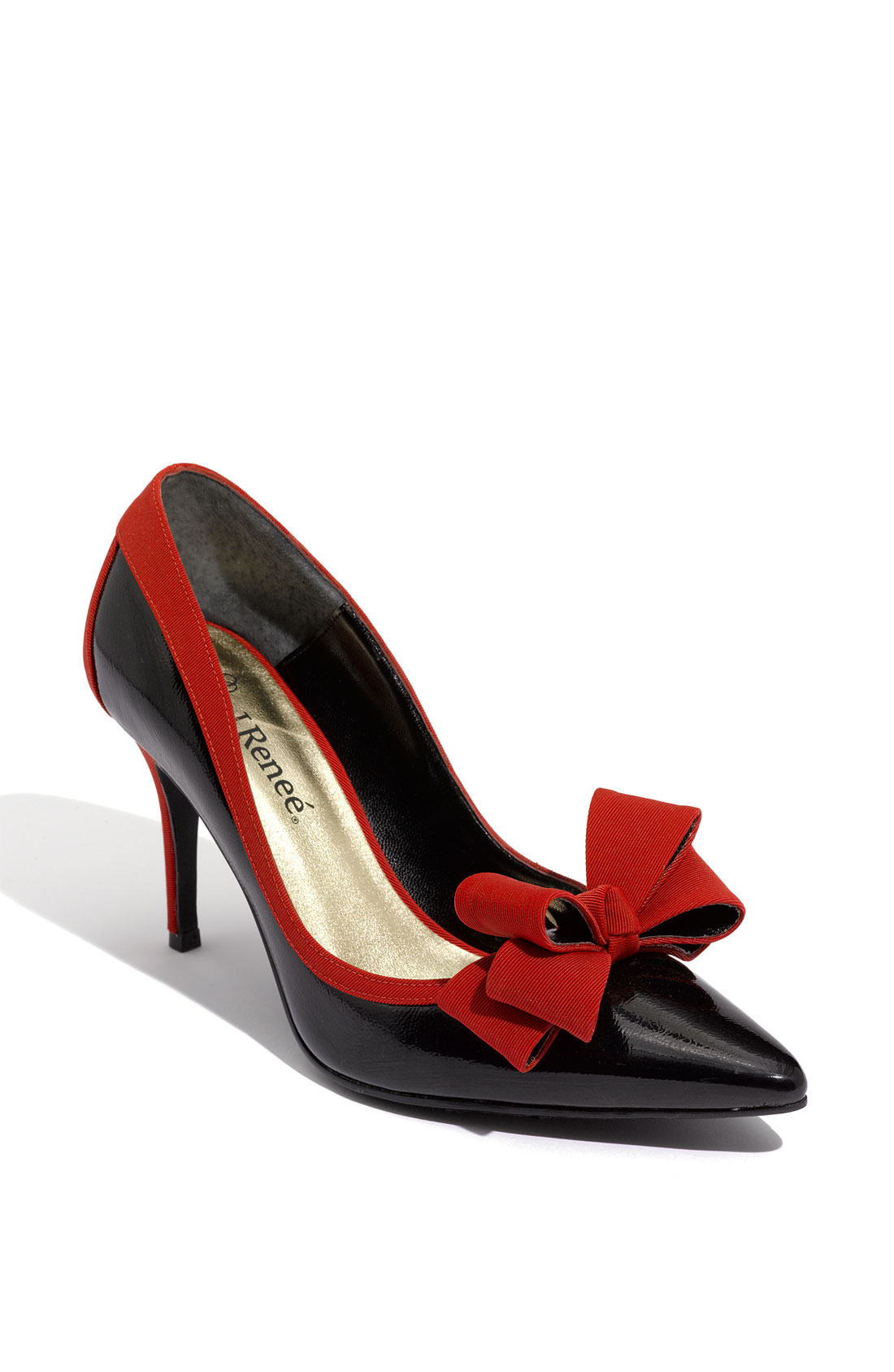 J. Reneé Fame Pump in Black (black/ red) Lyst
