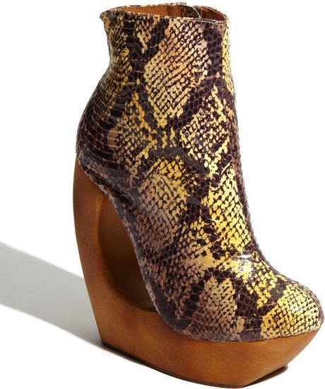 jeffrey campbell snakeskin booties nordstrom