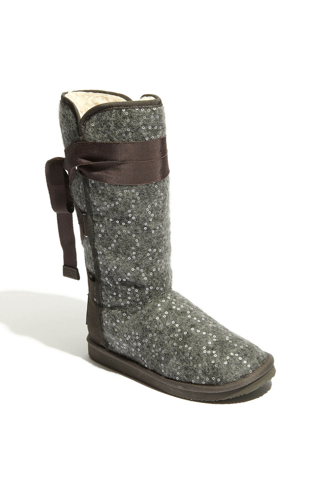 Juicy Couture Marley Sequined Winter Boot in Gray (grey