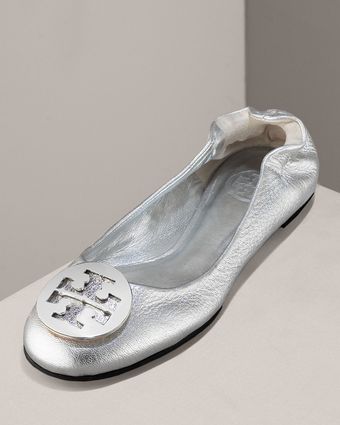 Tory Burch Reva Logo Ballet Flat - Lyst