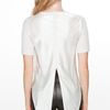 Yigal Azrouel Silk Cashmere Tee in Ivory in White (ivory) - Lyst