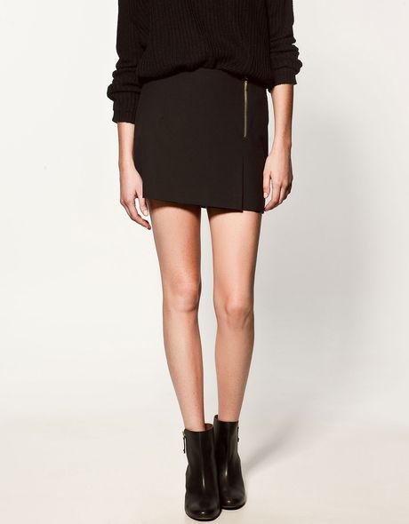 Zara Mini Skirt in Black - Lyst