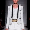 Balmain Spring 2012 White Sleeveless Top  in White (black, white) - Lyst
