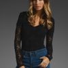 Nightcap Clothing Iris Lace Bodysuit in Black - Lyst