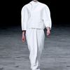 Rick Owens Spring 2012 Bright White HoodNeck Cape Jacket  in White - Lyst
