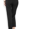 Tibi Leathertrimmed Stretch Satintwill Pants in Black - Lyst
