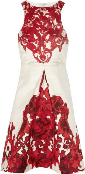 Tibi Floralprint Silkgazaar Dress in Floral - Lyst