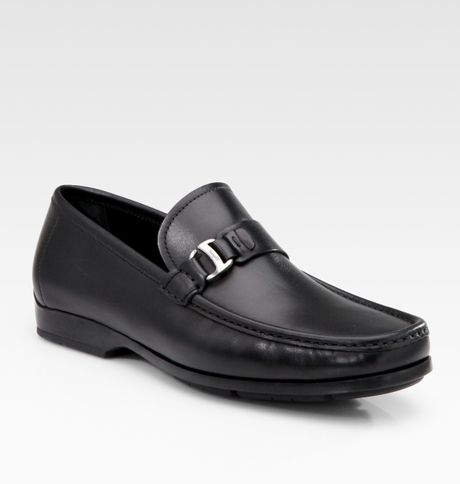 Ferragamo Gerolamo Moccasins in Black for Men
