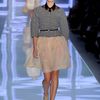 Dior Spring 2012 Gazar and Organza Skirt in Beige (black, white) - Lyst