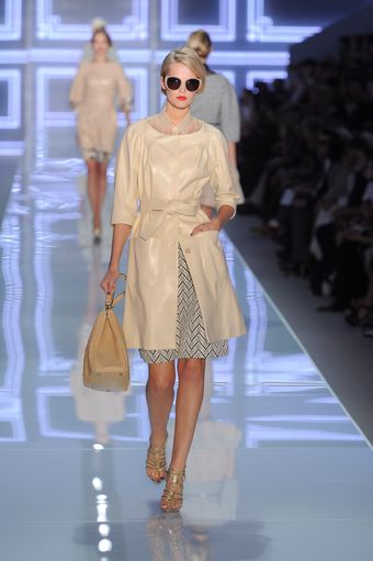 Dior Spring 2012 Black Chequered Print Skirt - Lyst