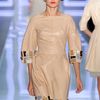 Dior Spring 2012 Leather Dress with Art Deco Embellishment in Beige (natural) - Lyst