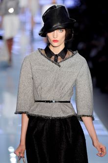 Dior Spring 2012 Black Gazar Skirt  - Lyst