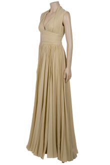 Eastland Halterneck Pleat Gown - Lyst