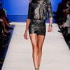 Isabel Marant Spring 2012 Metallic Mix Print Mini Dress With Bow Detail  in Gray - Lyst
