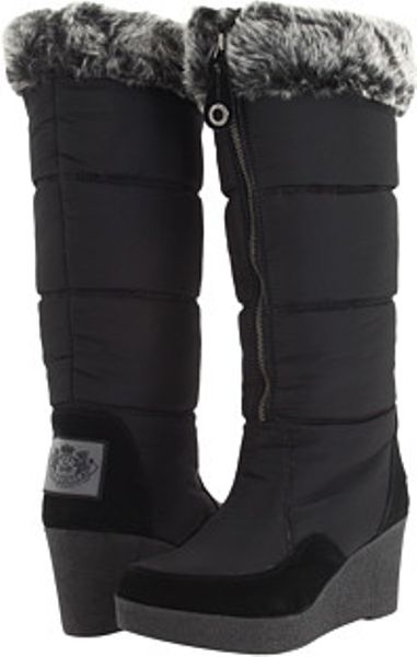 juicy couture women's king winter boots black