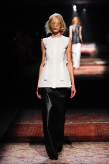 Maison Martin Margiela Spring 2012 Black Leather Maxi Skirt - Lyst