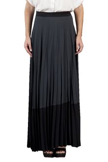 A.L.C. Maxi Pleated Skirt in Black - Lyst