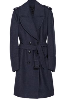Burberry Prorsum Oversized-collar Wool-blend Coat - Lyst