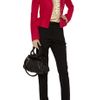 Carolina Herrera Peplum Faille Jacket in Red - Lyst
